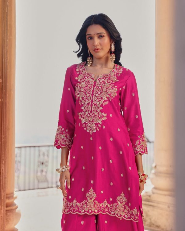 LG 1988 Pink Color Chinon Sequence Embroidery Work Salwar Suit Casual, Wedding, Festive, Events . Expected Delivery  4-6 Working Days @2149/- only      | Jump Suits, Salwar suit, Casual Suits, Creative suits, Designer Suits, Palazzo Suits, Party Wear Suits, Patiala Suits, Straight Suits