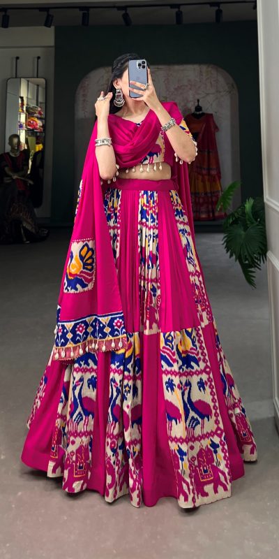 LNB 1611 Pink Color Rayon With Printed Silk Plain With Printed Lehenga Choli Wedding, Party, Festive, Events Etc. Delivery 4-6 Working Days Rs 3099 | Lehenga, Bollywood Lehenga, Creative Lehenga, Designer Lehenga, Embroidered Lehenga, Party Wear Lehenga