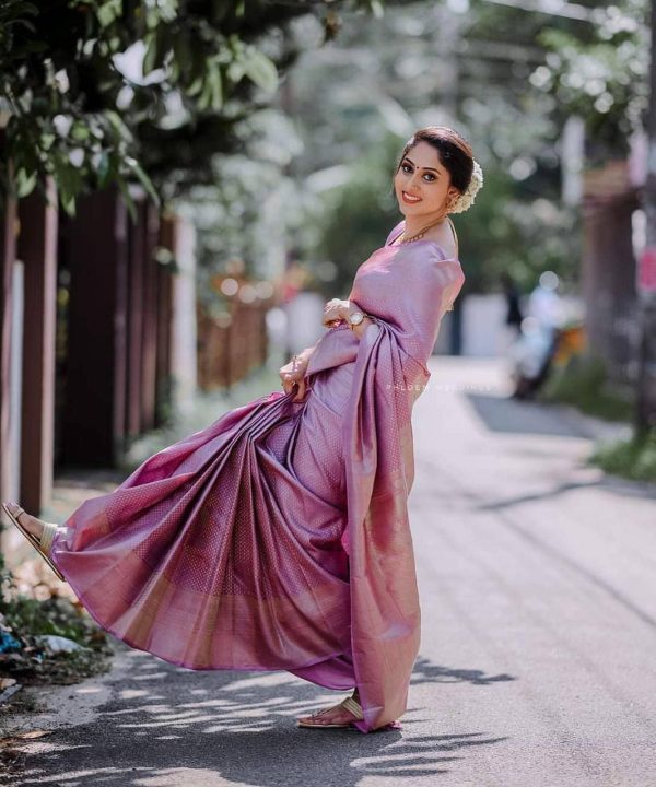 KP 3075 Pink Soft Lichi Silk Whit Designer Jacquard Work in Saree it Grab for ₹1399. Delivery 4-6 Working Days. Shop now. | Sarees, Bollywood Sarees, Creative Sarees, Designer Sarees, Embroidered Sarees, Ethnic Saree, Modern Digital sarees, Party Wear Sarees