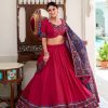 LNB 1243 Pink Color Tasar Silk Gamthi Print Embossed Gotta Patti Lace Lehenga Choli Festive Party Wedding, Events etc. Delivery 4-6 Working Days @2999/- | Lehenga, Bollywood Lehenga, Creative Lehenga, Designer Lehenga, Embroidered Lehenga, Party Wear Lehenga