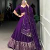 LNB 1906 Purple Color Pure Chanderi Plain With Zari Weaving Work Border Lehenga Choli Wedding, Party, Festive, Events Etc. Delivery 4-6 Working Days Rs 1999 | Lehenga, Bollywood Lehenga, Creative Lehenga, Designer Lehenga, Embroidered Lehenga, Party Wear Lehenga