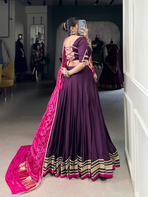 LNB 1657 Purple Color Silk Georgette Original Mirror Lace Touch Up Lehenga Choli Wedding, Party, Festive, Events Etc. Delivery 4-6 Working Days Rs 4299 | Lehenga, Bollywood Lehenga, Creative Lehenga, Designer Lehenga, Embroidered Lehenga, Party Wear Lehenga