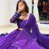 LG 647 Purple Color Printed Georgette Real Mirror Work Lehenga Choli Wedding, Party, Festive, Events Etc. Delivery 4-6 Working Days Rs 2099 | Lehenga, Bollywood Lehenga, Creative Lehenga, Designer Lehenga, Embroidered Lehenga, Party Wear Lehenga