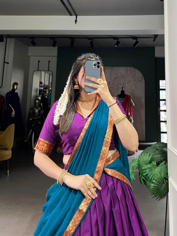 LNB 2040 Purple Color Narayan Pet Zari Weaving Lehenga Choli Choli Festive Party Wedding, Events etc. Delivery 4-6 Working Days @1899/- | Lehenga, Bollywood Lehenga, Creative Lehenga, Designer Lehenga, Embroidered Lehenga, Party Wear Lehenga