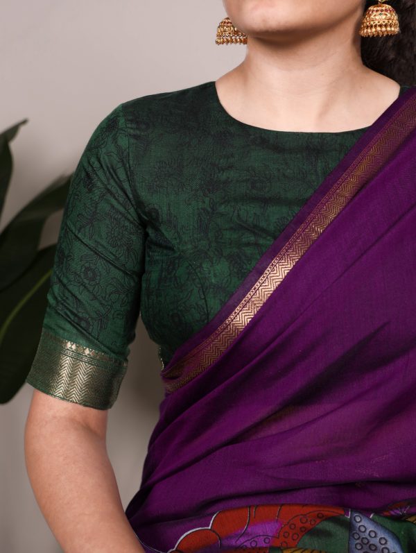 YNF 7036 Purple Color Polyester Chanderi Printed Zari Weaving Work Saree Casual, Wedding, Festive, Events . Expected Delivery  4-6 Working Days @1499/- only                                                                                | Sarees, Bollywood Sarees, Creative Sarees, Designer Sarees, Embroidered Sarees, Ethnic Saree, Modern Digital sarees, Party Wear Sarees