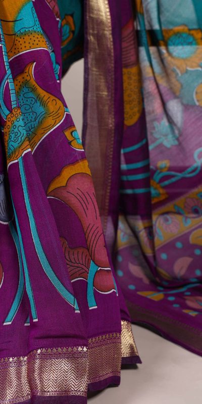 YNF 7036 Purple Color Polyester Chanderi Printed Zari Weaving Work Saree Casual, Wedding, Festive, Events . Expected Delivery 4-6 Working Days @1499/- only | Sarees, Bollywood Sarees, Creative Sarees, Designer Sarees, Embroidered Sarees, Ethnic Saree, Modern Digital sarees, Party Wear Sarees