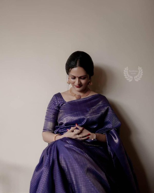 KP 3075 Purple Soft Lichi Silk Whit Designer Jacquard Work in Saree it Grab for ₹1399. Delivery 4-6 Working Days. Shop now. | Sarees, Bollywood Sarees, Creative Sarees, Designer Sarees, Embroidered Sarees, Ethnic Saree, Modern Digital sarees, Party Wear Sarees