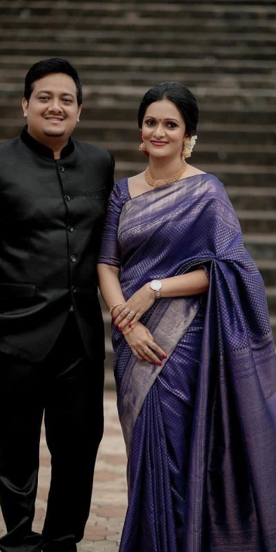 KP 3075 Purple Soft Lichi Silk Whit Designer Jacquard Work in Saree it Grab for ₹1399. Delivery 4-6 Working Days. Shop now. | Sarees, Bollywood Sarees, Creative Sarees, Designer Sarees, Embroidered Sarees, Ethnic Saree, Modern Digital sarees, Party Wear Sarees