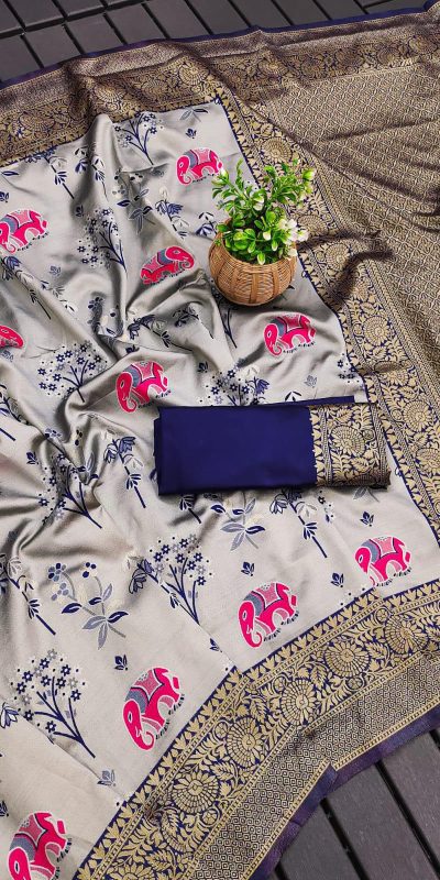 KP 6004 Purple Soft Lichi Silk Jacquard Work With Designer Work Saree. Grab it for ₹1499. Delivery 4-6 Working Days. Shop now. | Sarees, Bollywood Sarees, Creative Sarees, Designer Sarees, Embroidered Sarees, Ethnic Saree, Modern Digital sarees, Party Wear Sarees