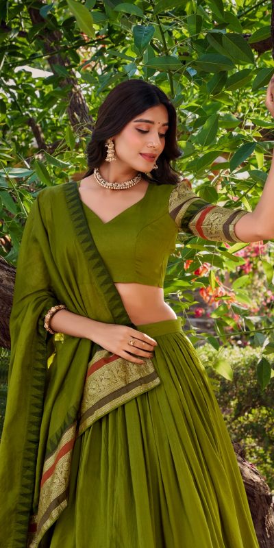 LNB 1902 Red Color Chanderi Plain With Zari Weaving Work Lehenga Choli Wedding, Party, Festive, Events Etc. Delivery 4-6 Working Days Rs 2099 | Lehenga, Bollywood Lehenga, Creative Lehenga, Designer Lehenga, Embroidered Lehenga, Party Wear Lehenga