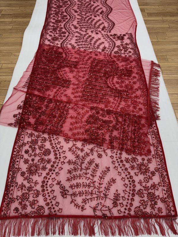 DF 3461 Red Color Butterfly Net 5mm Sequins Embroidery work Saree Saree Casual, Wedding, Festive, Events . Expected Delivery  4-6 Working Days @1799/- only                                                                                | Sarees, Bollywood Sarees, Creative Sarees, Designer Sarees, Embroidered Sarees, Ethnic Saree, Modern Digital sarees, Party Wear Sarees