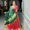 LNB 1653 Red Color Gaji Silk Dyeing With Lagdi patta Lehenga Choli Wedding, Party, Festive, Events Etc. Delivery 4-6 Working Days Rs 3499 | Lehenga, Bollywood Lehenga, Creative Lehenga, Designer Lehenga, Embroidered Lehenga, Party Wear Lehenga