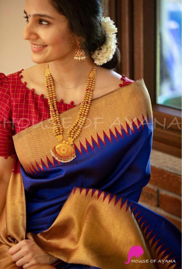 KP 3053 Royal Blue Soft Lichi Silk With Lace Jacquard Border Saree Work. Grab it for ₹1449. Delivery 4-6 Working Days. Shop now. | Sarees, Bollywood Sarees, Creative Sarees, Designer Sarees, Embroidered Sarees, Ethnic Saree, Modern Digital sarees, Party Wear Sarees