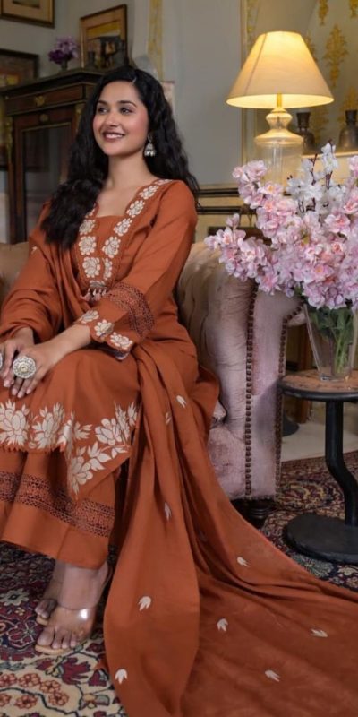 BE 385 Pista Color Rayon Slub Cotton Embroidery Wor Salwar Suit Casual, Wedding, Festive, Events . Expected Delivery 4-6 Working Days @1899/- only | Jump Suits, Salwar suit, Casual Suits, Creative suits, Designer Suits, Palazzo Suits, Party Wear Suits, Patiala Suits, Straight Suits