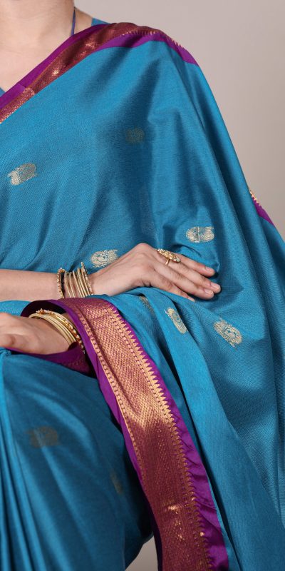 YNF 7406 Sky Blue Color Cotton Silk Weaving Work Paithani Concept Saree Casual, Wedding, Festive, Events . Expected Delivery  4-6 Working Days @1449/- only                                                                                | Sarees, Bollywood Sarees, Creative Sarees, Designer Sarees, Embroidered Sarees, Ethnic Saree, Modern Digital sarees, Party Wear Sarees