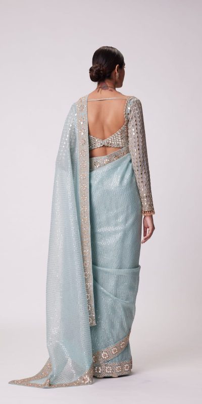 DF 3431 Sky Blue Color Faux Georgette Heavy 5mm Sequence Work Saree Casual, Wedding, Festive, Events . Expected Delivery  4-6 Working Days @1759/- only                                                                                | Sarees, Bollywood Sarees, Creative Sarees, Designer Sarees, Embroidered Sarees, Ethnic Saree, Modern Digital sarees, Party Wear Sarees