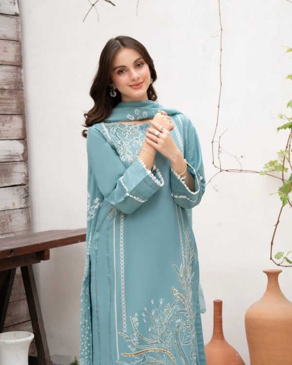 LG 1987 Sky Blue Color Roman Silk Sequence Embroidery Work Salwar Suit Casual, Wedding, Festive, Events . Expected Delivery  4-6 Working Days @1949/- only      | Jump Suits, Salwar suit, Casual Suits, Creative suits, Designer Suits, Palazzo Suits, Party Wear Suits, Patiala Suits, Straight Suits