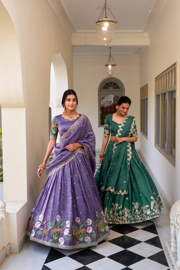 LNB 1435 Teal Sequins Work & Embroidery Work Lehenga Choli in Gold Crush. Exclusive Offer ₹3399. Delivery 4-6 Working Days. Shop now. | Lehenga, Bollywood Lehenga, Creative Lehenga, Designer Lehenga, Embroidered Lehenga, Party Wear Lehenga
