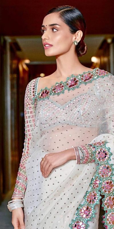 DF 3453 White Color Faux Georgette 5mm Sequence Work Casual, Wedding, Festive, Events . Expected Delivery  4-6 Working Days @2099/- only                                                                                | Sarees, Bollywood Sarees, Creative Sarees, Designer Sarees, Embroidered Sarees, Ethnic Saree, Modern Digital sarees, Party Wear Sarees