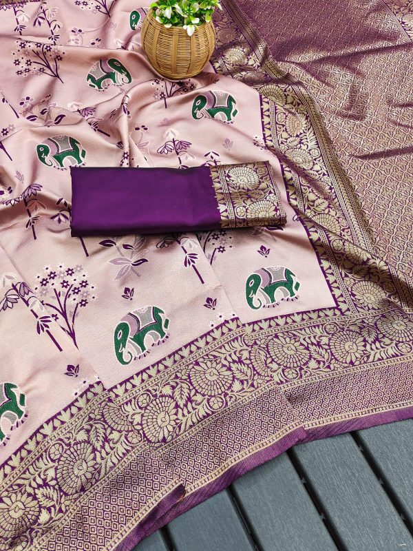 KP 6004 Wine Soft Lichi Silk Jacquard Work With Designer Work Saree. Grab it for ₹1499. Delivery 4-6 Working Days. Shop now. | Sarees, Bollywood Sarees, Creative Sarees, Designer Sarees, Embroidered Sarees, Ethnic Saree, Modern Digital sarees, Party Wear Sarees
