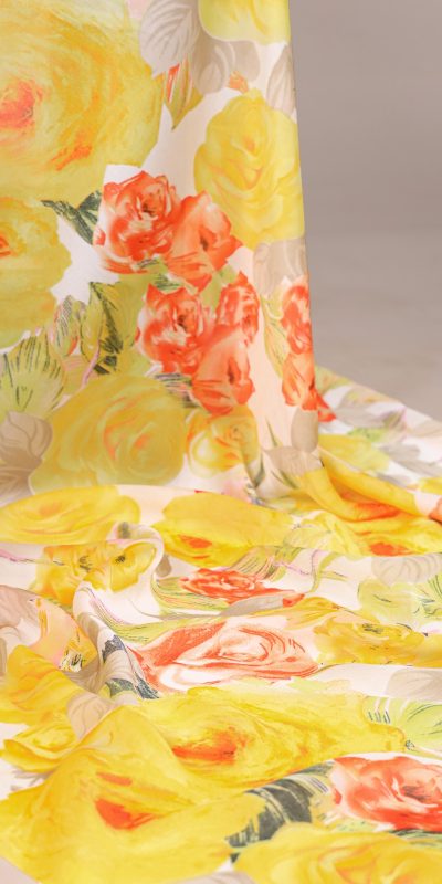 YNF 7017 Yellow Color Dull Satin Floral Printed Saree Casual, Wedding, Festive, Events . Expected Delivery  4-6 Working Days @1499/- only                                                                                | Sarees, Bollywood Sarees, Creative Sarees, Designer Sarees, Embroidered Sarees, Ethnic Saree, Modern Digital sarees, Party Wear Sarees