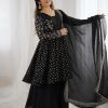 ZSR 3134 Black Crunchy Silk Salwar Suit Perfect for Wedding, Party, Sangeet, Anniversary, Housewarming Introductory Price ₹2399. Delivery 4-6 | Jump Suits, Salwar suit, Casual Suits, Creative suits, Designer Suits, Palazzo Suits, Party Wear Suits, Patiala Suits, Straight Suits