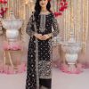 SRK 5238 Black Faux Georgette With 5mm Embroidery Sequence Work with Beads Work Wedding, Party, Festive, Events, 4-6 Working Days At 2399 | Jump Suits, Salwar suit, Casual Suits, Creative suits, Designer Suits, Palazzo Suits, Party Wear Suits, Patiala Suits, Straight Suits