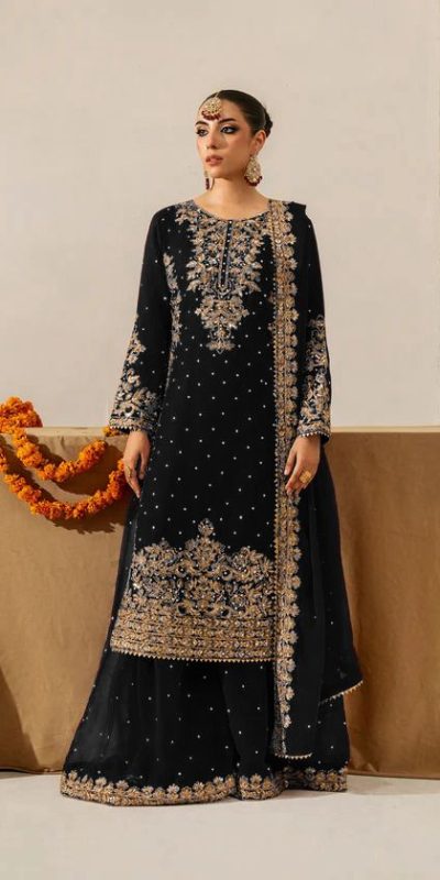RTC 5901 Black Faux Georgette Salwar Suit Perfect for Wedding, Party, Raksha Bandhan, Eid, Pooja –. Introductory Price ₹2449. Delivery 4-6 Working Days. | Jump Suits, Salwar suit, Casual Suits, Creative suits, Designer Suits, Palazzo Suits, Party Wear Suits, Patiala Suits, Straight Suits