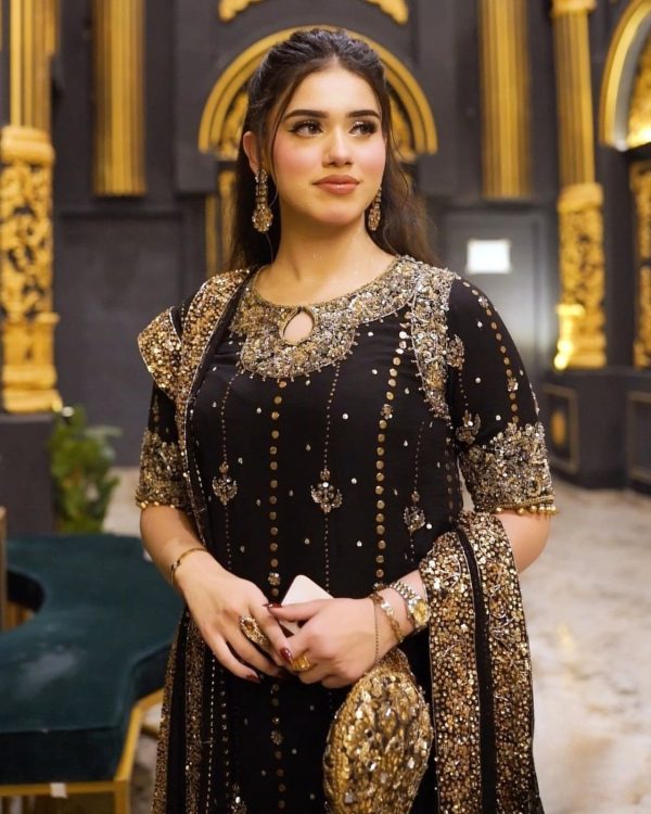 RTC 5923 Black Color Faux Georgette With Sequence Lace Work Salwar Suit Get it for ₹2049. Delivery 4-6 Working Days. Shop now. | Jump Suits, Tops & Bottoms, Track Suits, Salwar suit, Casual Suits, Creative suits, Designer Suits, Palazzo Suits, Party Wear Suits, Patiala Suits, Straight Suits, Trendy Wear