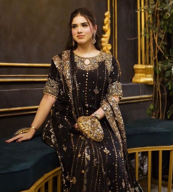 RTC 5923 Black Color Faux Georgette With Sequence Lace Work Salwar Suit Get it for ₹2049. Delivery 4-6 Working Days. Shop now. | Jump Suits, Tops & Bottoms, Track Suits, Salwar suit, Casual Suits, Creative suits, Designer Suits, Palazzo Suits, Party Wear Suits, Patiala Suits, Straight Suits, Trendy Wear