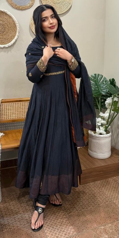 ZSR 3143 Black Heavy Fox Georgette With Embroidery Sequence Work Gown Perfect for Wedding, Party, Traditional Day, Diwali, Temple Visit At 1899 | Gowns, Bollywood Gowns, Creative Gowns, Designer Gowns, Embroidered Gowns, Party Wear Gowns