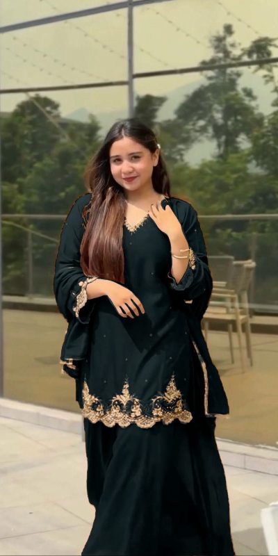 RTC 5852 Black Color Chinon Silk Thread Sequence Work Salwar Suit Casual, Wedding, Festive, Events . Expected Delivery 4-6 Working Days @2099/- only | Jump Suits, Salwar suit, Casual Suits, Creative suits, Designer Suits, Palazzo Suits, Party Wear Suits, Patiala Suits, Straight Suits