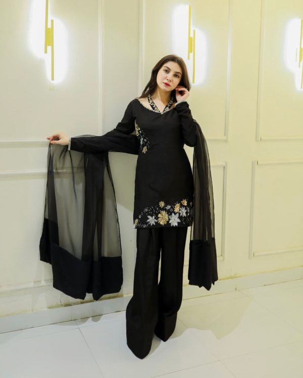 NSR 856 Black in Natural Crep Silk With Embroidery Sequence Work with Full Sleeve Lace Work & Lace Border Salwar Suit . Get it for ₹1799. Delivery 4-6 | Jump Suits, Tops & Bottoms, Track Suits, Salwar suit, Casual Suits, Creative suits, Designer Suits, Palazzo Suits, Party Wear Suits, Patiala Suits, Straight Suits, Trendy Wear
