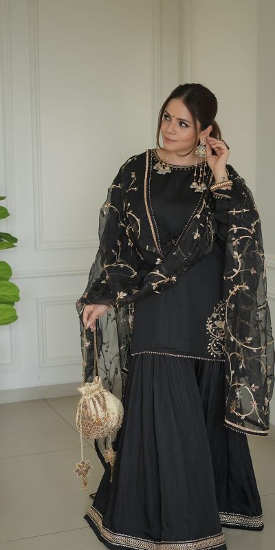 ZSR 3142 Black Pure Natural Crep With Embroidery Sequence Work Salwaar Suit Perfect for Wedding, Party, Bridal Wear, Pongal, Onam Best Price ₹1999 | Jump Suits, Tops & Bottoms, Track Suits, Salwar suit, Casual Suits, Creative suits, Designer Suits, Palazzo Suits, Party Wear Suits, Patiala Suits, Straight Suits, Trendy Wear