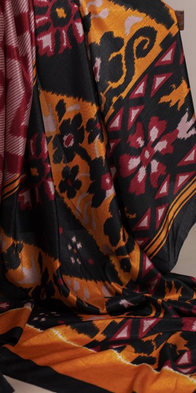 YNF 7043 Black Color Tasar Silk Printed With Designer Work Saree. Festive Deal ₹1549. Delivery 4-6 Working Days. Shop now. | Sarees, Bollywood Sarees, Creative Sarees, Designer Sarees, Embroidered Sarees, Ethnic Saree, Modern Digital sarees, Party Wear Sarees