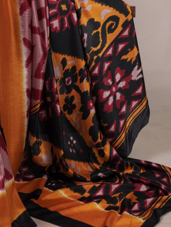 YNF 7043 Black Color Tasar Silk Printed With Designer Work Saree. Festive Deal ₹1549. Delivery 4-6 Working Days. Shop now. | Sarees, Bollywood Sarees, Creative Sarees, Designer Sarees, Embroidered Sarees, Ethnic Saree, Modern Digital sarees, Party Wear Sarees