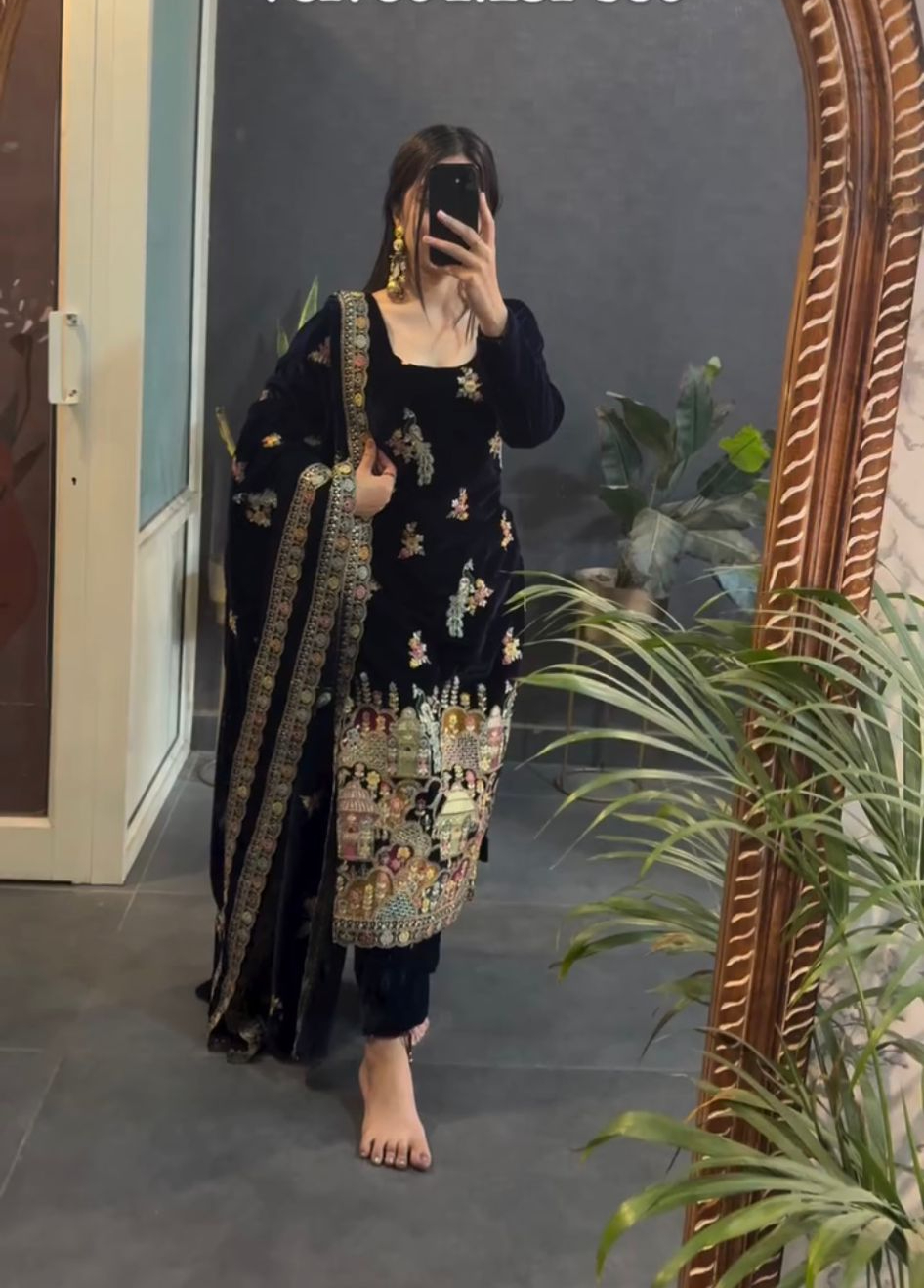 VLM 237 Black Viscose Velvet Salwar Suit Perfect for Wedding, Party, Karwa Chauth, Pooja, Ethnic Day – . Exclusive Offer ₹2449. Delivery 4-6 Working Days | Jump Suits, Salwar suit, Casual Suits, Creative suits, Designer Suits, Palazzo Suits, Party Wear Suits, Patiala Suits, Straight Suits