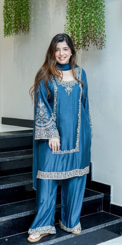 ZSR 3138 Blue German Chiffon With Embroidery Work with Full Sleeve Salwar Suit Wedding, Party, Festive, Events,Now at just ₹1949. Delivery 4-6 Worki | Jump Suits, Salwar suit, Casual Suits, Creative suits, Designer Suits, Palazzo Suits, Party Wear Suits, Patiala Suits, Straight Suits