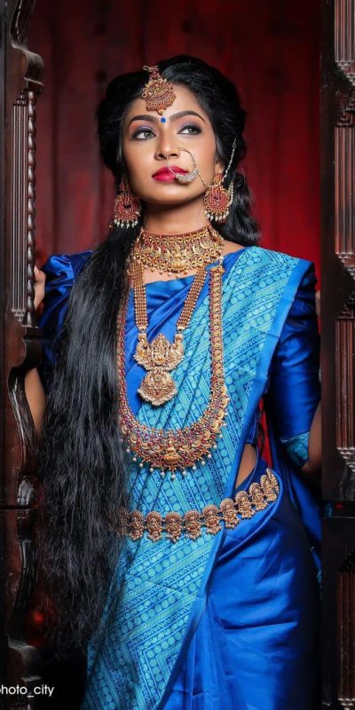 KP 2035 Blue Soft Lichi Silk Saree Perfect for Wedding, Party, Karwa Chauth, Pongal, Haldi . Available at ₹1399 only. Delivery 4-6 Working Days. | Sarees, Bollywood Sarees, Creative Sarees, Designer Sarees, Embroidered Sarees, Ethnic Saree, Modern Digital sarees, Party Wear Sarees