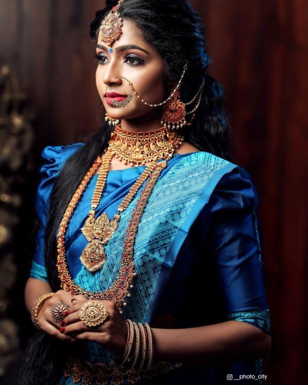 KP 2035 Blue Soft Lichi Silk Saree Perfect for Wedding, Party, Karwa Chauth, Pongal, Haldi . Available at ₹1399 only. Delivery 4-6 Working Days. | Sarees, Bollywood Sarees, Creative Sarees, Designer Sarees, Embroidered Sarees, Ethnic Saree, Modern Digital sarees, Party Wear Sarees