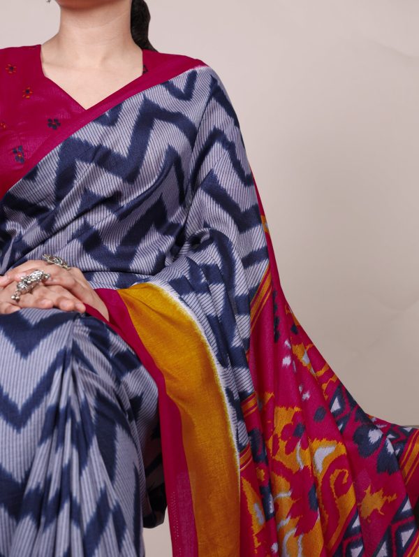 YNF 7043 Black Color Tasar Silk Printed With Designer Work Saree. Festive Deal ₹1549. Delivery 4-6 Working Days. Shop now. | Sarees, Bollywood Sarees, Creative Sarees, Designer Sarees, Embroidered Sarees, Ethnic Saree, Modern Digital sarees, Party Wear Sarees
