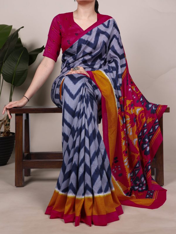 YNF 7043 Black Color Tasar Silk Printed With Designer Work Saree. Festive Deal ₹1549. Delivery 4-6 Working Days. Shop now. | Sarees, Bollywood Sarees, Creative Sarees, Designer Sarees, Embroidered Sarees, Ethnic Saree, Modern Digital sarees, Party Wear Sarees