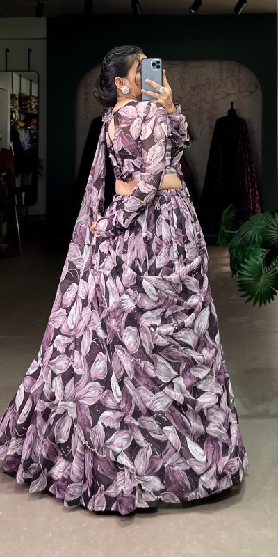 LNB 1027 Coffee Color Tabby Silk Lehenga Choli with Designer Work. Exclusive Offer ₹1999. Delivery 4-6 Working Days. Shop now. | Lehenga, Bollywood Lehenga, Creative Lehenga, Designer Lehenga, Embroidered Lehenga, Party Wear Lehenga