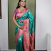 MB 22 Firozi Soft Paithani silk Saree Perfect for Wedding, Party, Sangeet, Haldi, Housewarming – . Best Price ₹2449. Delivery 4-6 Working Days. Shop no | Sarees, Bollywood Sarees, Creative Sarees, Designer Sarees, Embroidered Sarees, Ethnic Saree, Modern Digital sarees, Party Wear Sarees