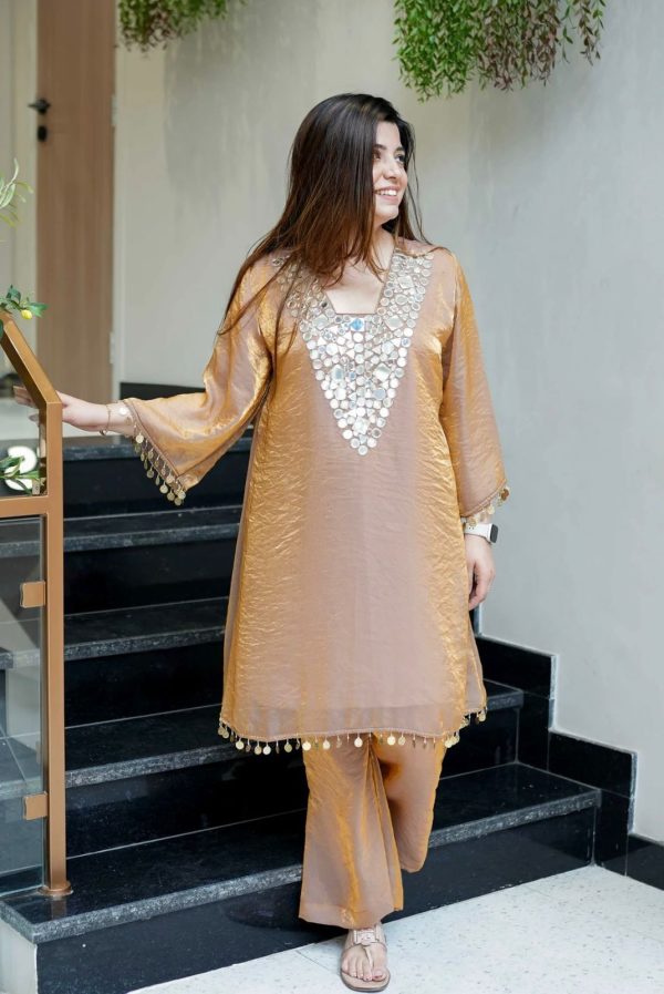 LG 1999 Gold Fendy With Mirror Work & Embroidery Work Salwar Suit able Price ₹1799 Afford. Delivery 4-6 Working Days. Shop now. | Jump Suits, Tops & Bottoms, Track Suits, Salwar suit, Casual Suits, Creative suits, Designer Suits, Palazzo Suits, Party Wear Suits, Patiala Suits, Straight Suits, Trendy Wear