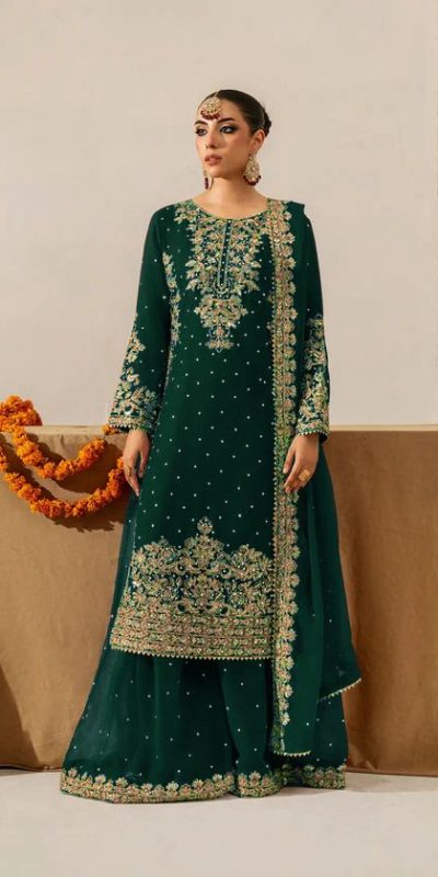 RTC 5901 Green Faux Georgette Salwar Suit Perfect for Wedding, Party, Raksha Bandhan, Eid, Pooja –. Introductory Price ₹2449. Delivery 4-6 Working Days. | Jump Suits, Salwar suit, Casual Suits, Creative suits, Designer Suits, Palazzo Suits, Party Wear Suits, Patiala Suits, Straight Suits