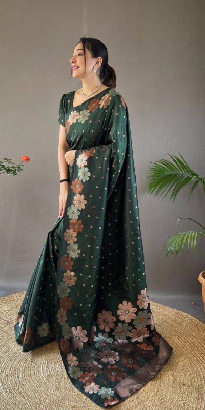 KP 6003 Green Soft Lichi Silk Cloth Lace Work & Lace Border Saree in Best Price ₹1399. Delivery 4-6 Working Days. Shop now. | Sarees, Bollywood Sarees, Creative Sarees, Designer Sarees, Embroidered Sarees, Ethnic Saree, Modern Digital sarees, Party Wear Sarees