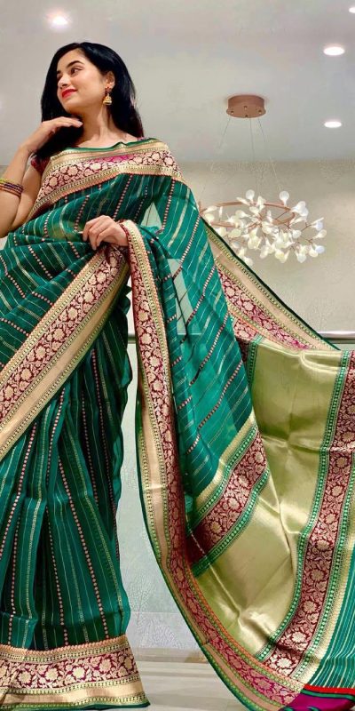 KP 6021 Green Soft Lichi Silk Cloth. With Lace Work & Lace Border Saree . Grab it for ₹1449. Delivery 4-6 Working Days. Shop now. | Sarees, Bollywood Sarees, Creative Sarees, Designer Sarees, Embroidered Sarees, Ethnic Saree, Modern Digital sarees, Party Wear Sarees