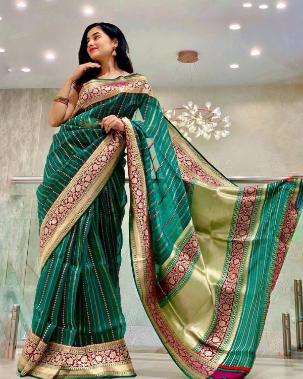 KP 6021 Green Soft Lichi Silk Cloth. With Lace Work & Lace Border Saree . Grab it for ₹1449. Delivery 4-6 Working Days. Shop now. | Sarees, Bollywood Sarees, Creative Sarees, Designer Sarees, Embroidered Sarees, Ethnic Saree, Modern Digital sarees, Party Wear Sarees