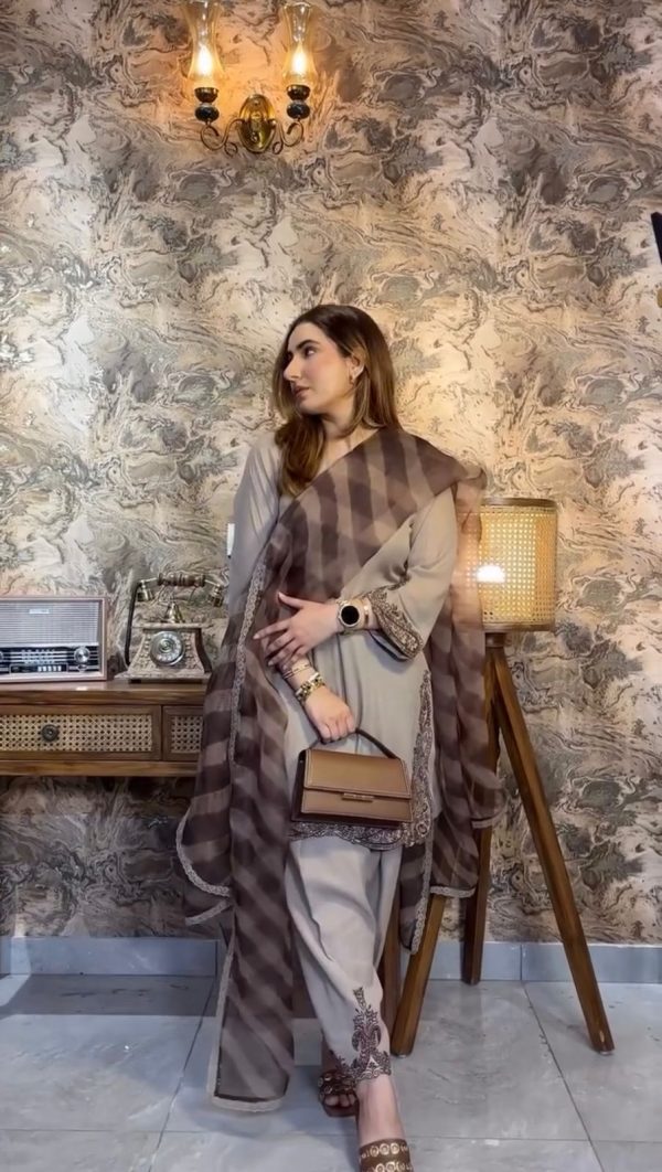 ZSR 3127 Grey in Fox Georgette With Embroidery Thread Work With Full Sleeve Embroidery Work Salwar Suit . Exclusive Offer ₹1999. | Jump Suits, Tops & Bottoms, Track Suits, Salwar suit, Casual Suits, Creative suits, Designer Suits, Palazzo Suits, Party Wear Suits, Patiala Suits, Straight Suits, Trendy Wear